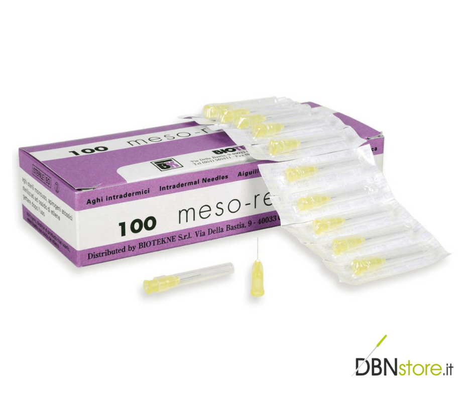 Aghi per scleroterapia 27G 12mm AS2712 Aghi per scleroterapia Mesorelle Mesoterapia DBN Store